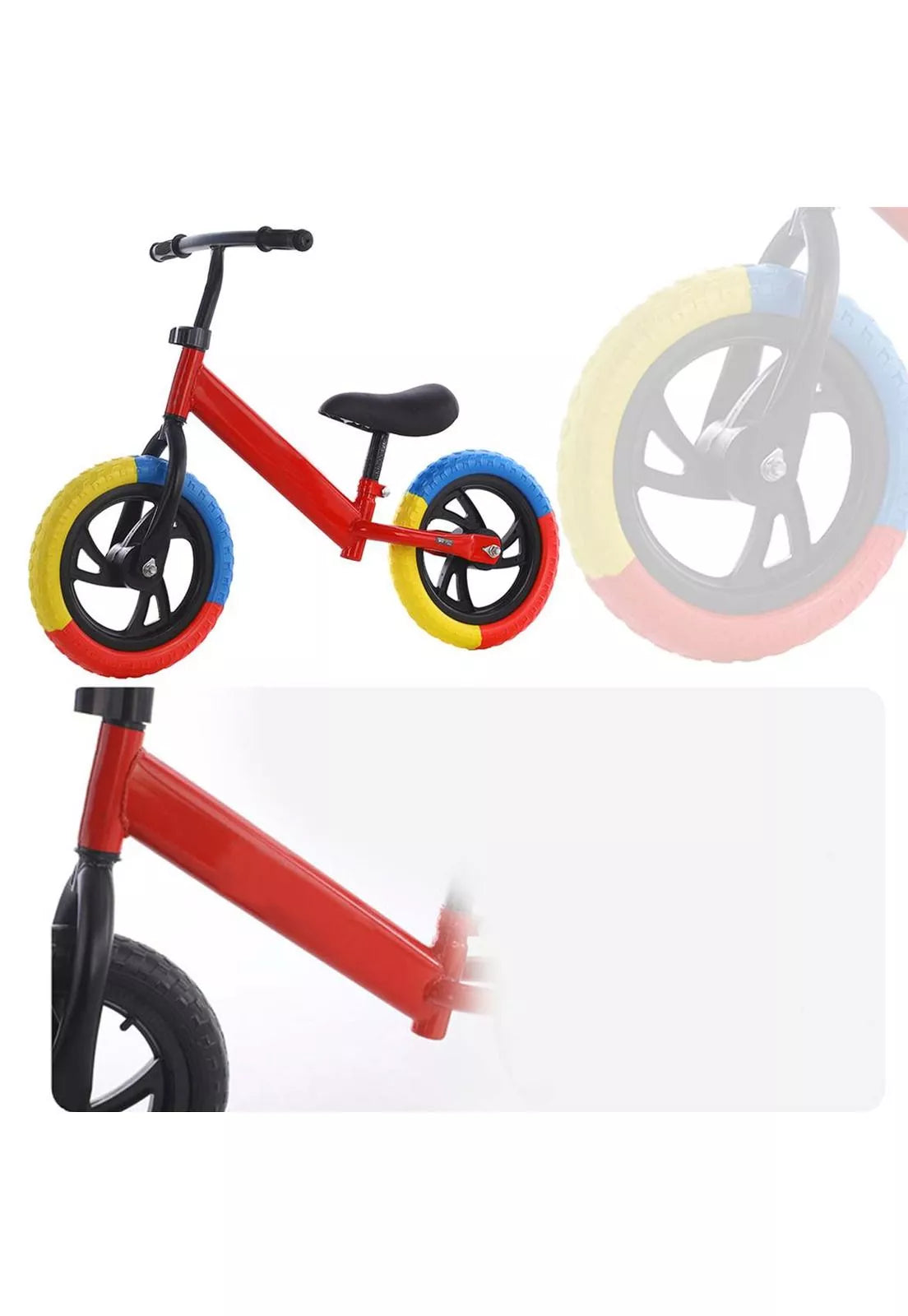 MiniBalance Ride 12™ – Bicicleta de Equilibrio para Niños | Estabilidad, Confianza y Diversión