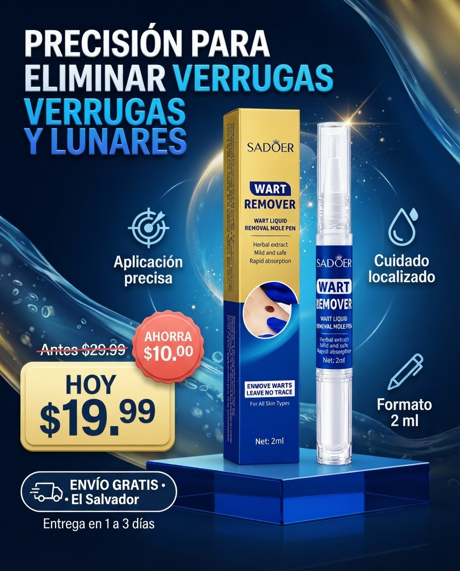 WartClear Precision™ Lápiz Eliminador de Verrugas y Lunares ✨