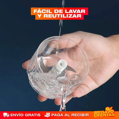 ¡OFERTA 2x1! MINI PICADORA ELÉCTRICA PORTÁTIL