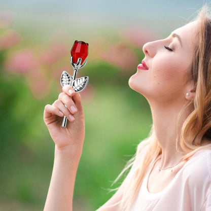 ✨ CrystalRose™ – Rosa de Cristal Eterna