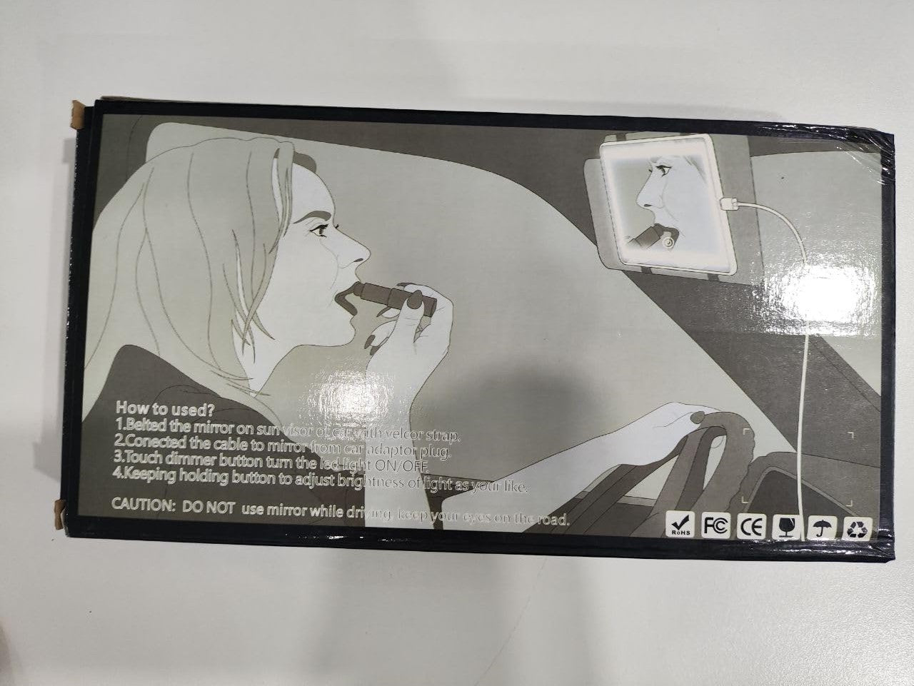 LumiVisor Makeup Mirror – Iluminación Premium para Maquillarse al Instante