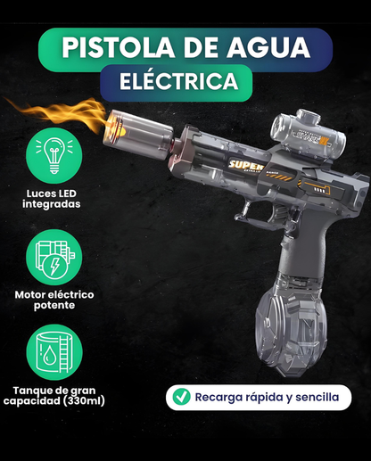 AquaBlaster Pro 🔫💦| Pistola de Agua Eléctrica