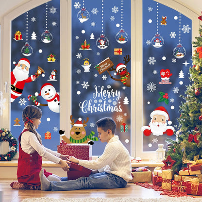 Stickers Navideños Premium™ – Reutilizables y Súper Fáciles de Instalar en Cualquier Ventana