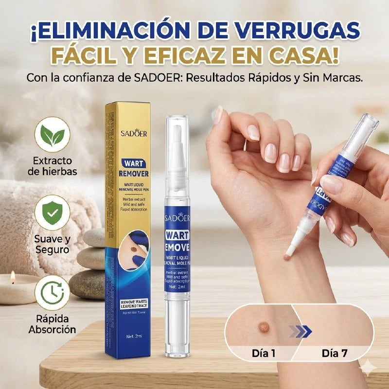 WartClear Precision™ Lápiz Eliminador de Verrugas y Lunares ✨