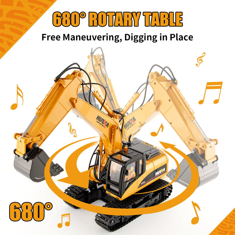 Huina TitanDig 1535™ – Excavadora RC Metálica PRO