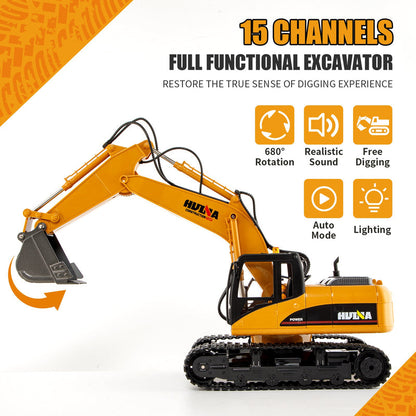 Huina TitanDig 1535™ – Excavadora RC Metálica PRO