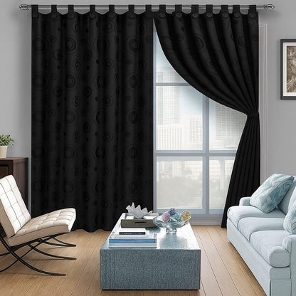 Cortinas Negras BlackOut 2.18mt * 1.40mt - 100% Bloqueo de Luz