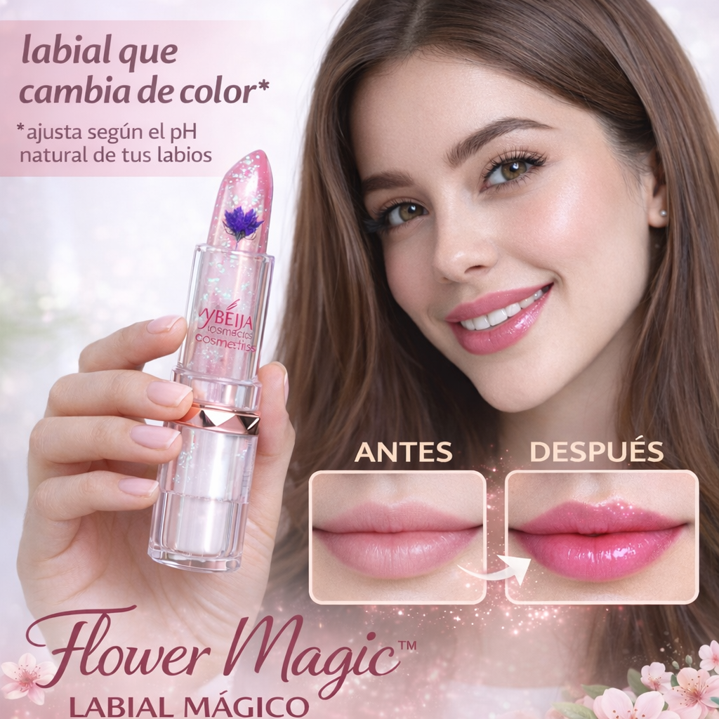 3X1 Flower Magic™ – Labial Mágico ENVIO GRATIS