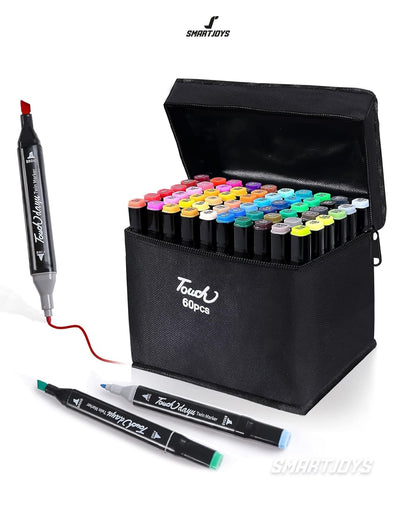 Marcadores Doble Punta Base De Alcohol