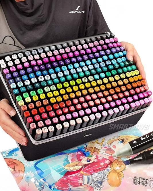 Marcadores Doble Punta Base De Alcohol