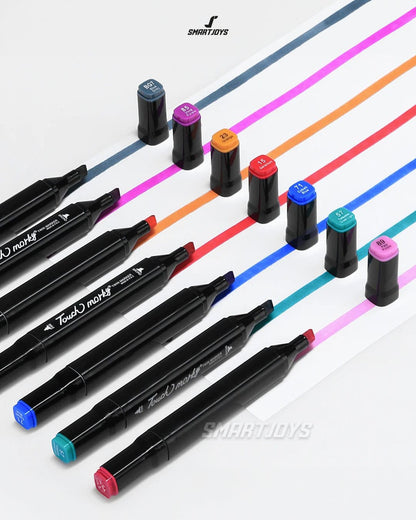 Marcadores Doble Punta Base De Alcohol