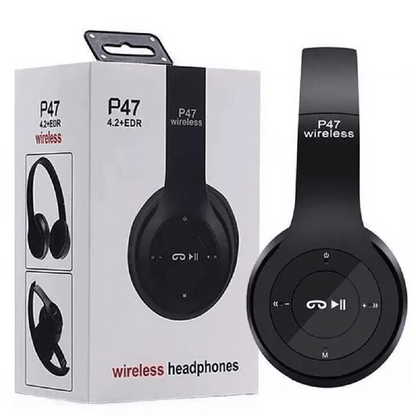 BassBeat P47™ – Audífonos Inalámbricos HD