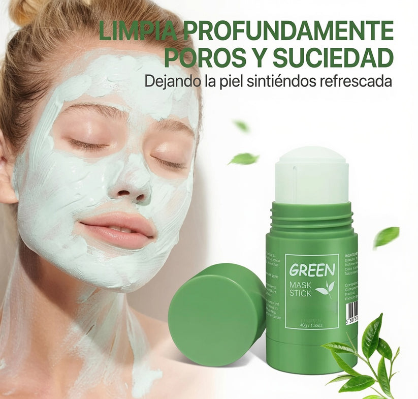 💚 Green Mask Stick – Limpieza profunda y eliminación de puntos negros