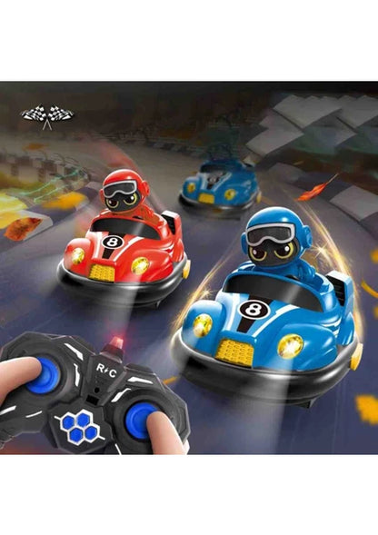 Set de Autos Chocadores RC con Luces y Sonido – Diversión Total para Niños