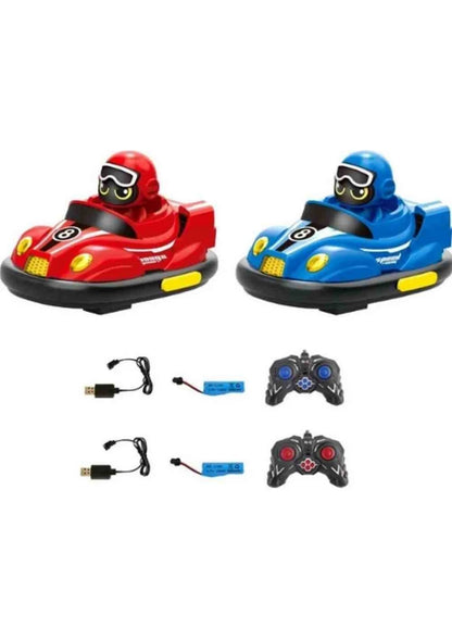 Set de Autos Chocadores RC con Luces y Sonido – Diversión Total para Niños