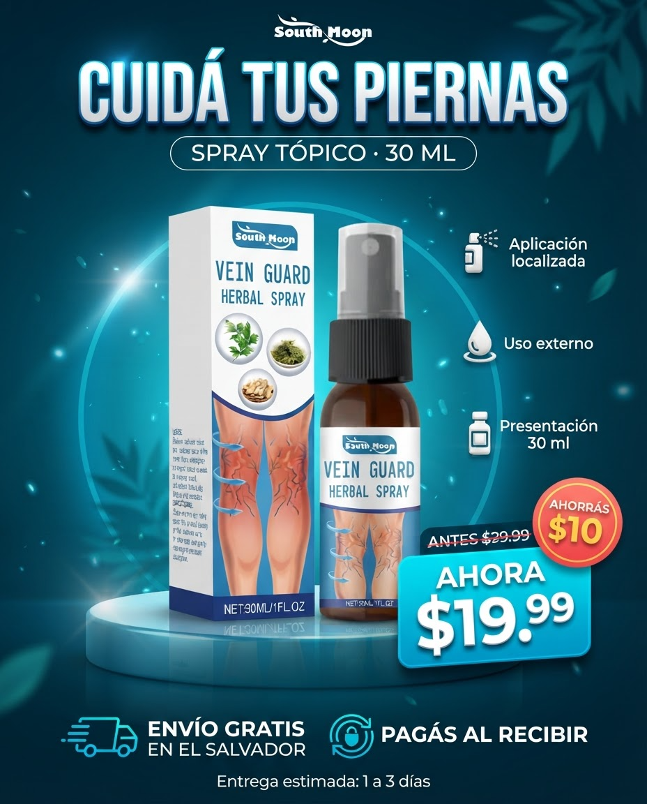 VeinoRelief™ Spray para Varices y Arañitas.