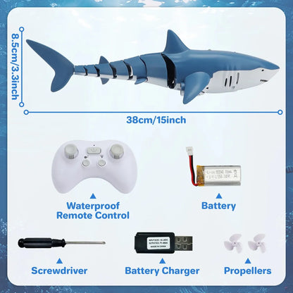 Tiburón Acuático a Control Remoto – Diversión Extrema en la Pileta